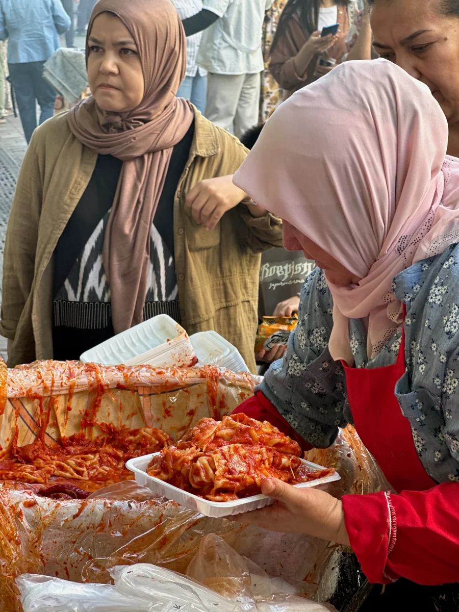 Chorsu Bazaar Food Row