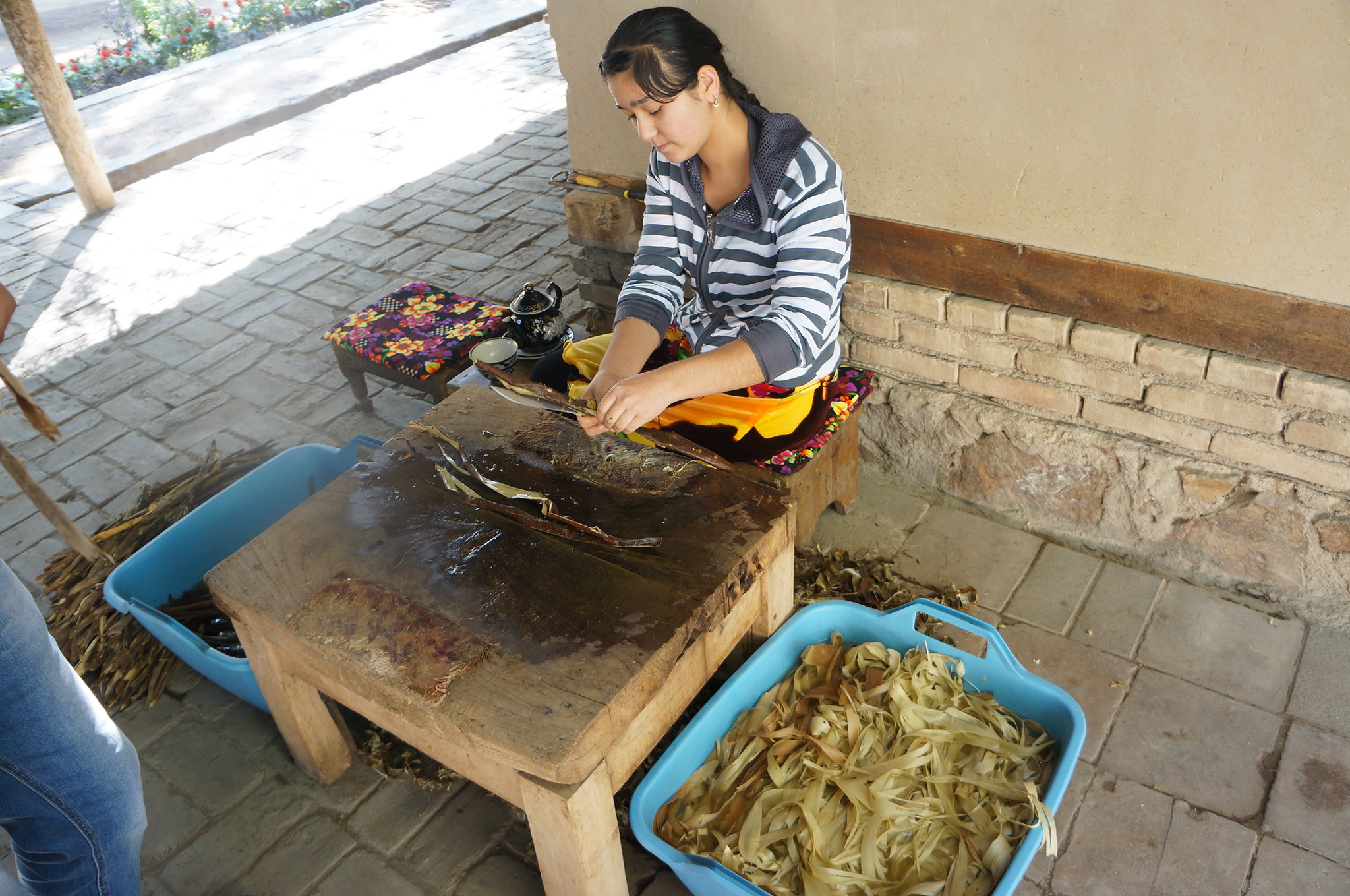 Samarkand: Silk Paper Making at Konigil Mill - 5