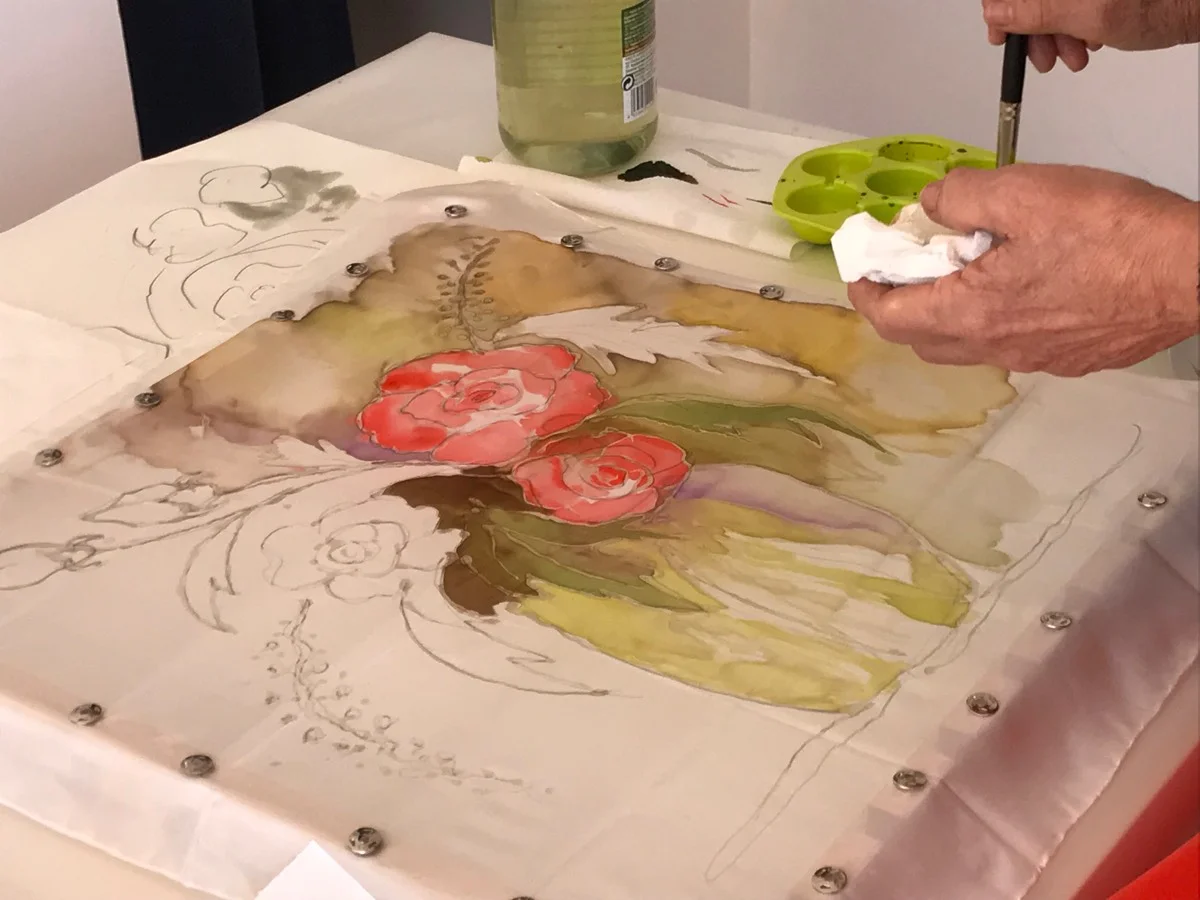Samarkand: Uzbek Silk Scarf Painting Workshop - Image 2