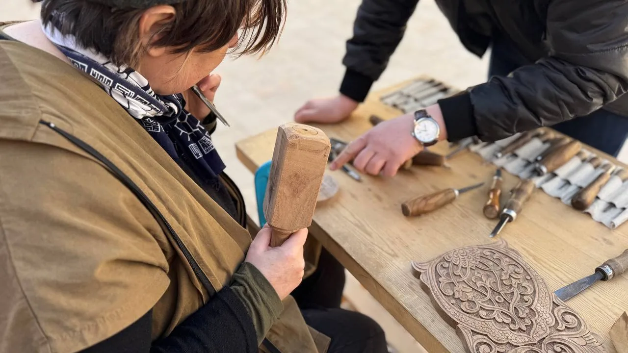 Khiva: Wood Carving Workshop Inside The UNESCO Site Old Town - Image 2