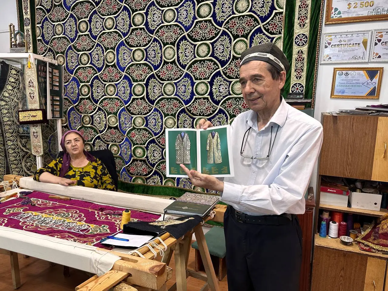 Bukhara: Gold Zardozlik Embroidery Workshop and Exploration - Image 5