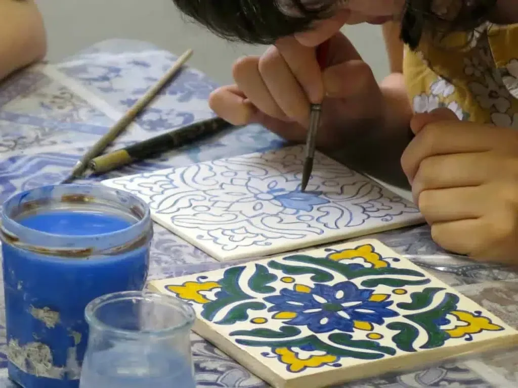 Khiva: Hand-Paint Ceramic Tile Workshop with a Local Master - Main