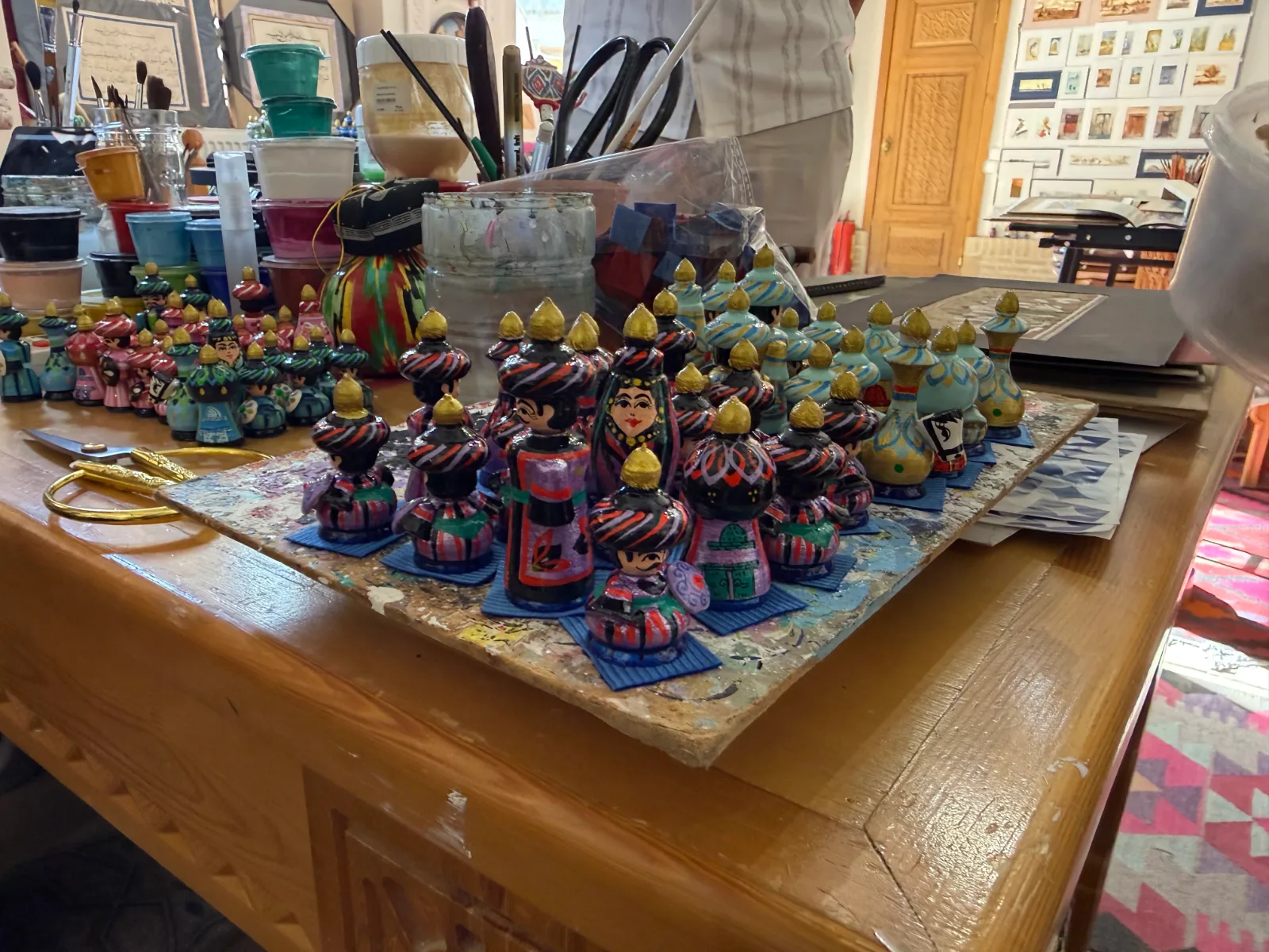 Samarkand: Paint Your Own Traditional Uzbek Folk Figurine - Image 2