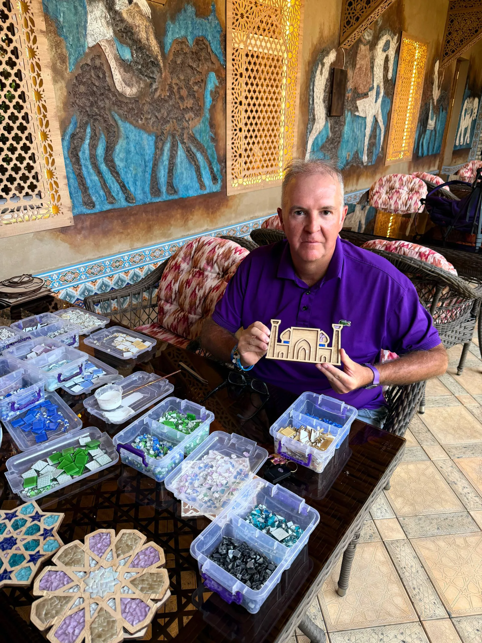 Samarkand: Timurid Blue Mosaic Art Workshop - Image 2