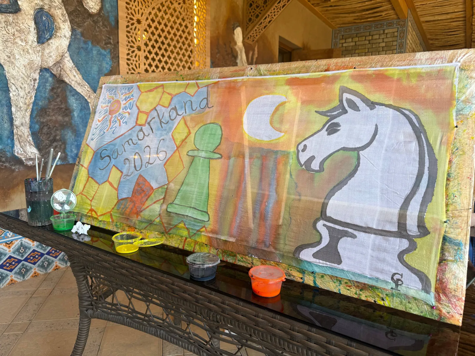 Samarkand: Uzbek Silk Scarf Painting Workshop - Image 5